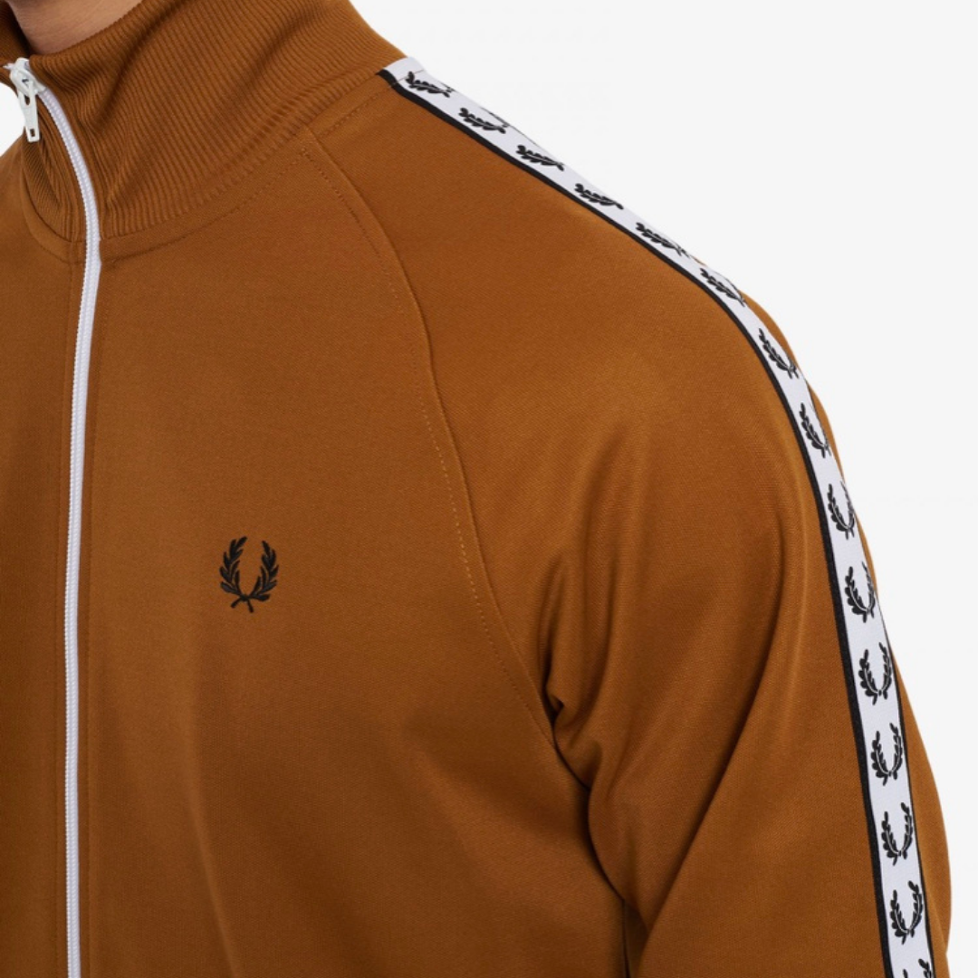 monigote de nieve repertorio miembro Sudadera chándal – Caramelo Oscuro- Fred perry – Carou Hombre